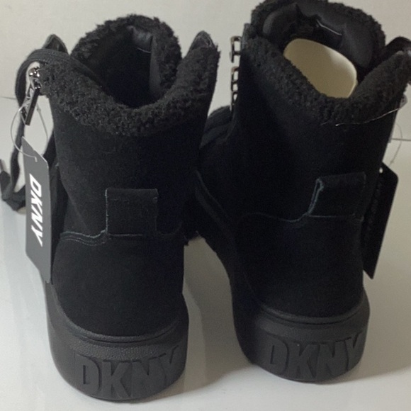DKNY MIRI- HIGH TOP LACE-UP ZIPPER SNEAKERS - Picture 9 of 14